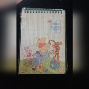 Vintage pooh notebook